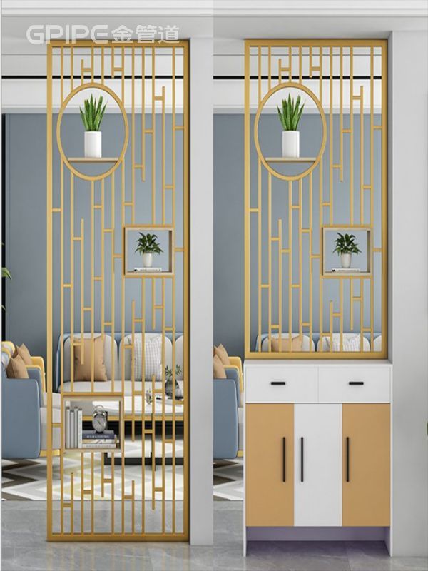 簡約不銹鋼屏風(1)