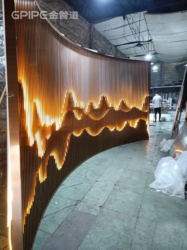 假山不銹鋼屏風